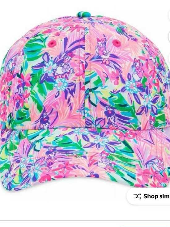 Lilly Pulitzer x Disney Floral Baseball Cap NWT main image 4
